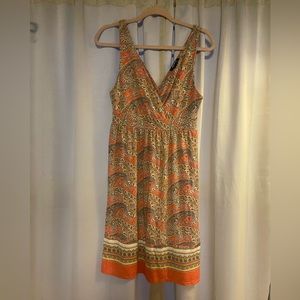 Old Navy Paisley Sleeveless Dress